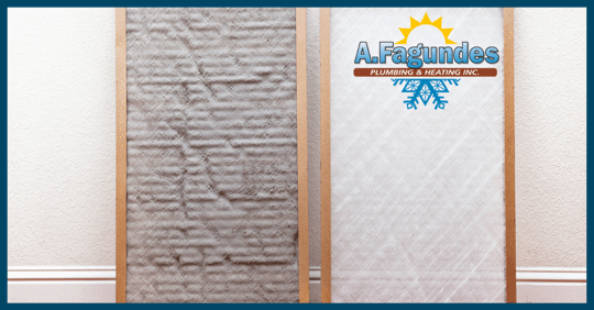 Clean and dirty air filter