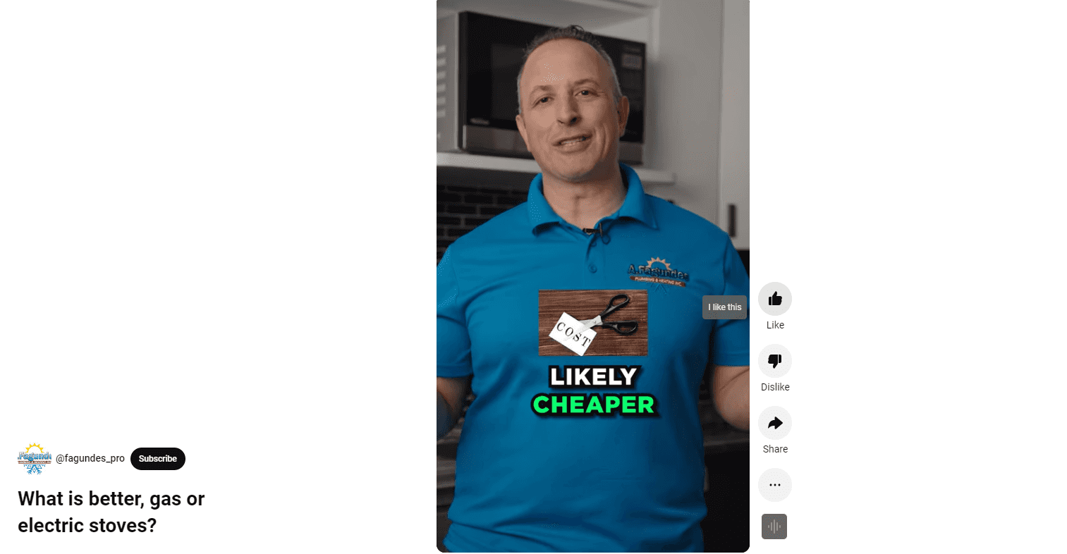 What is better, gas or electric stoves? A. Fagundes Plumbing